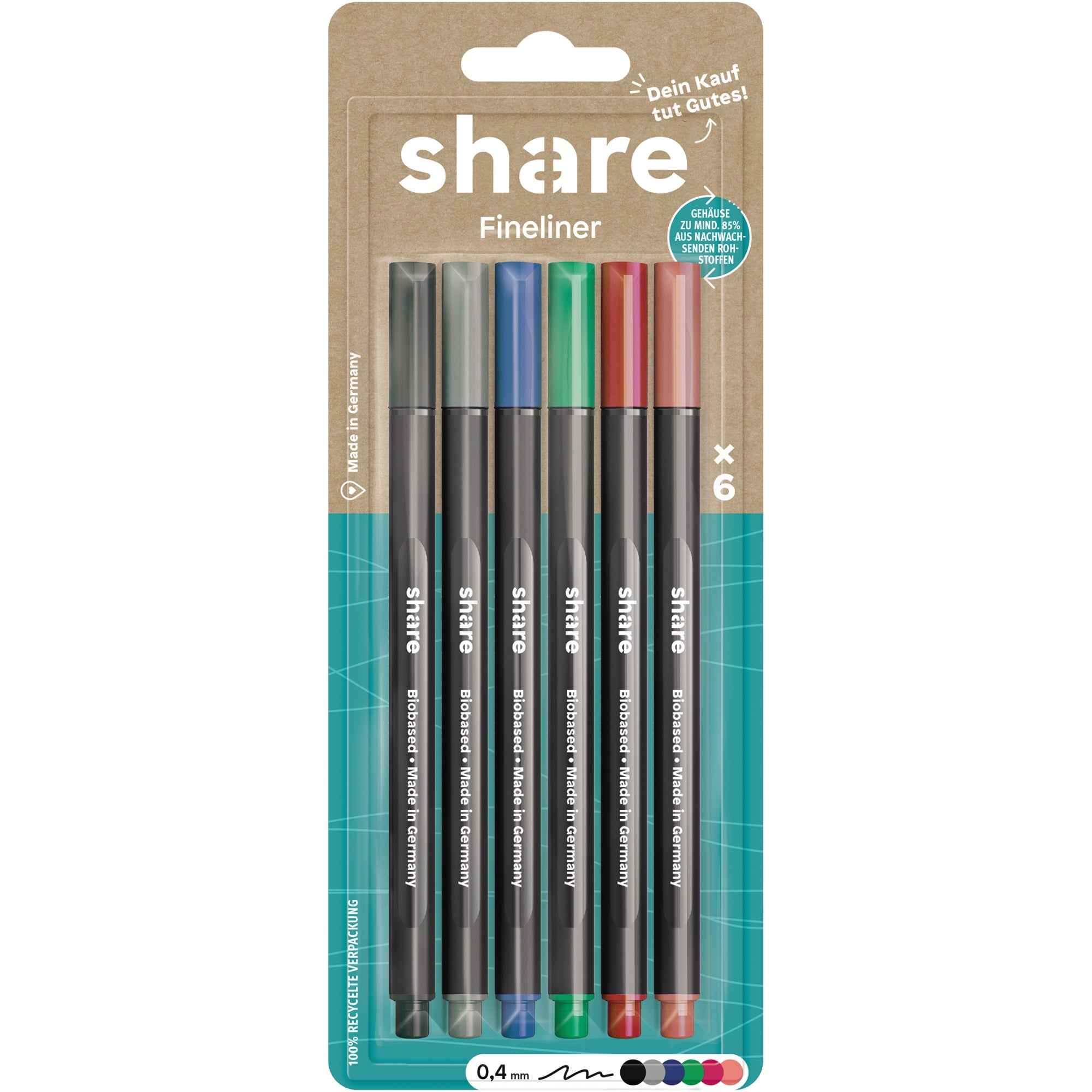 share Fineliner 6 St./Pack.