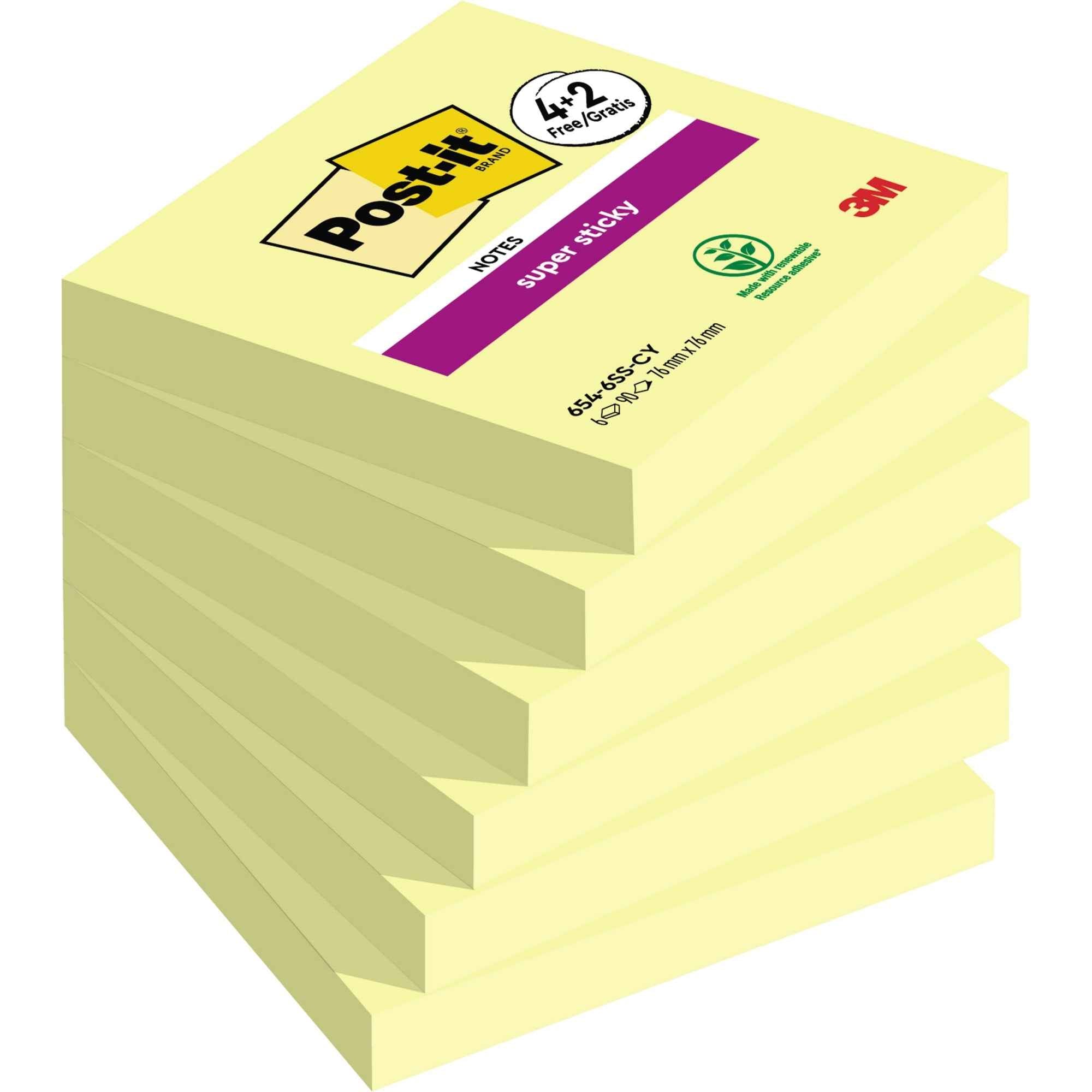 Post-it® Haftnotiz Super Sticky Notes