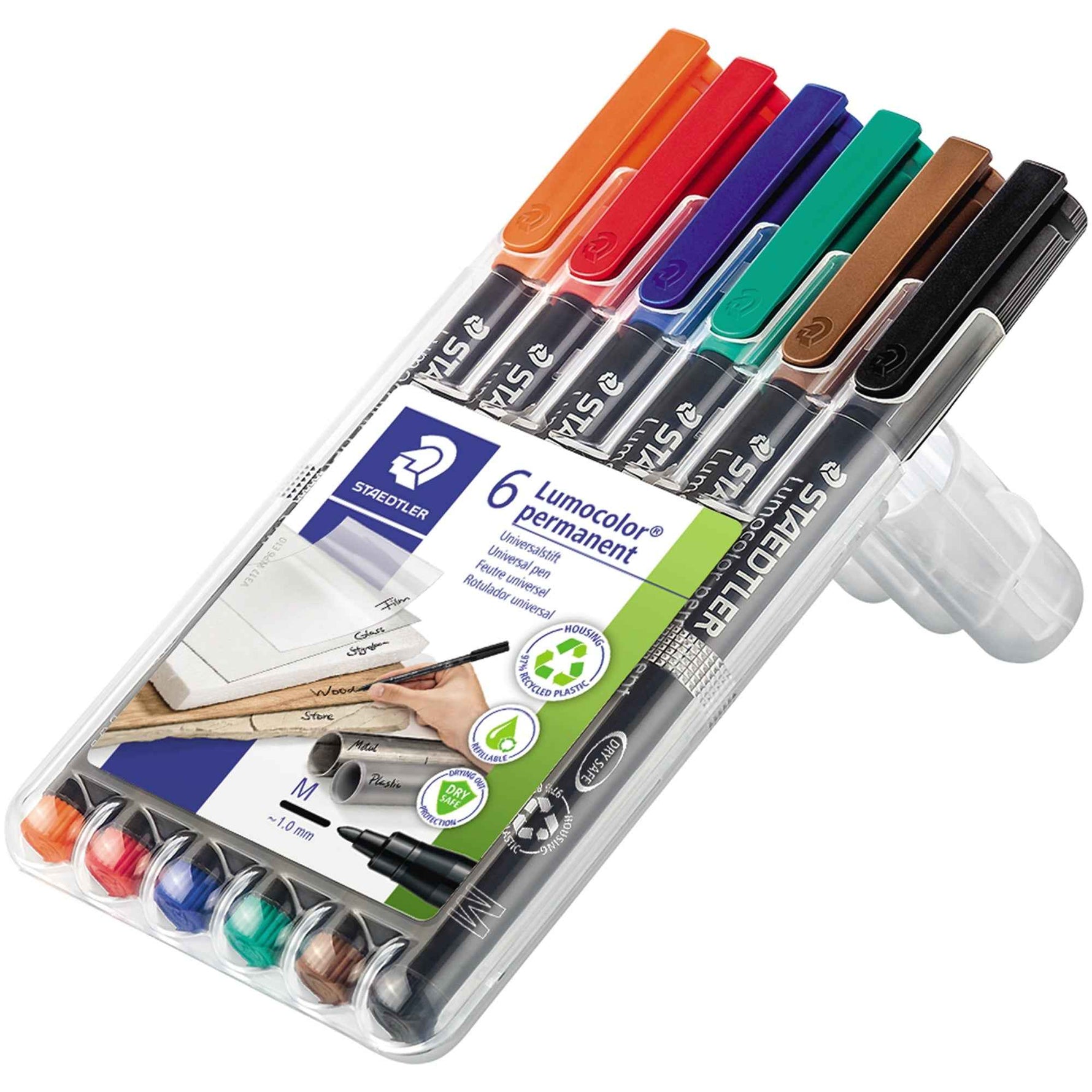 STAEDTLER® Folienstift Lumocolor® permanent 317 6 St./Pack.