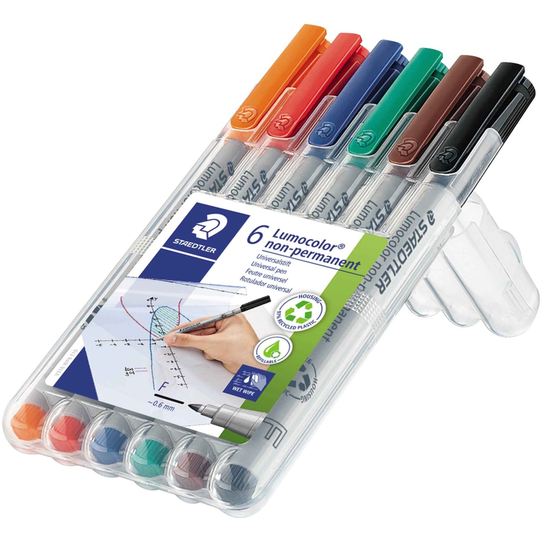 STAEDTLER® Folienstift Lumocolor® non-permanent 316 6 St./Pack.