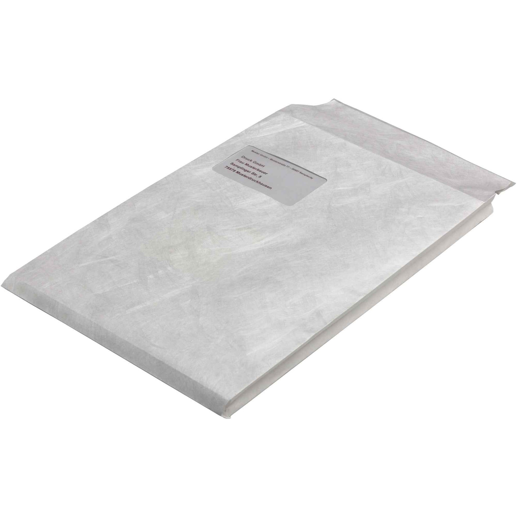 Tyvek® Faltentasche DIN C4 mit Fenster