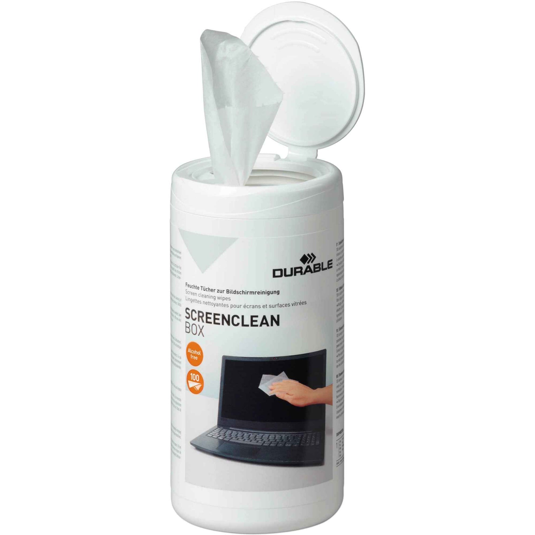 DURABLE Reinigungstuch SCREENCLEAN® BOX