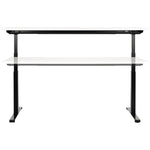 BakkerElkhuizen Schreibtisch WORK & MOVE 1.200 x 650-1.260 x 700 mm (B x H x T) – Produktbild 3