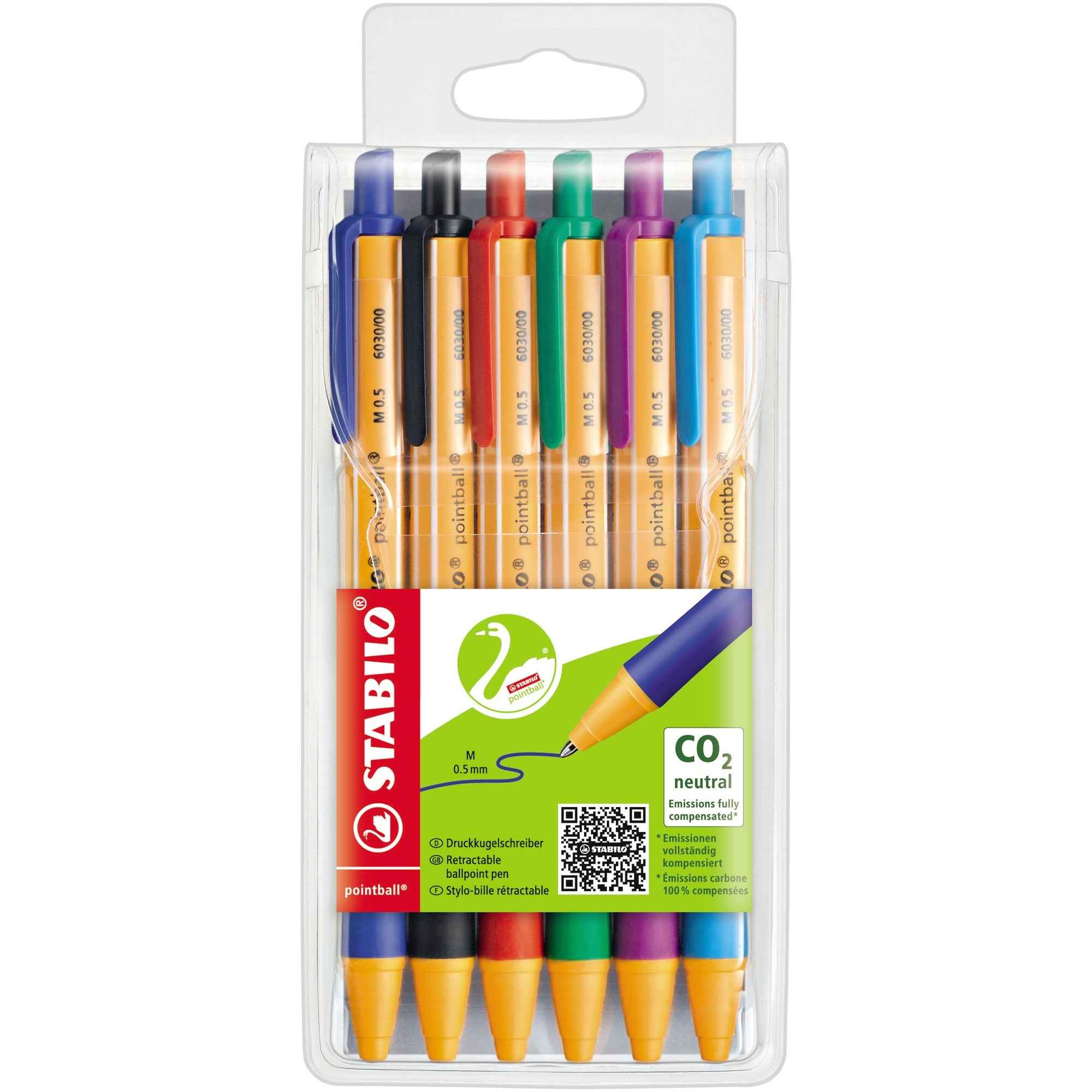 STABILO® Kugelschreiber pointball® 6 St./Pack.