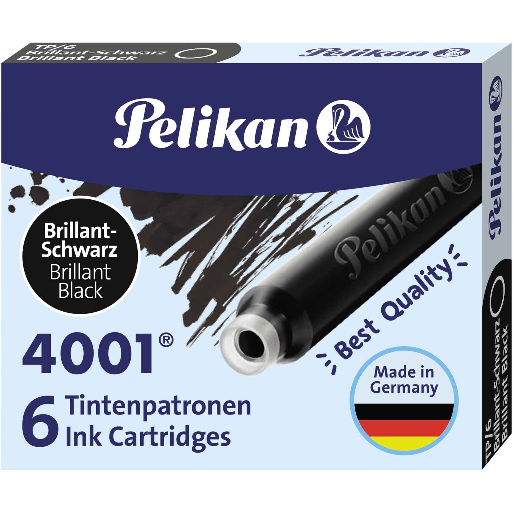 Pelikan Tintenpatrone 4001 TP/6 nicht löschbar 6 St./Pack.