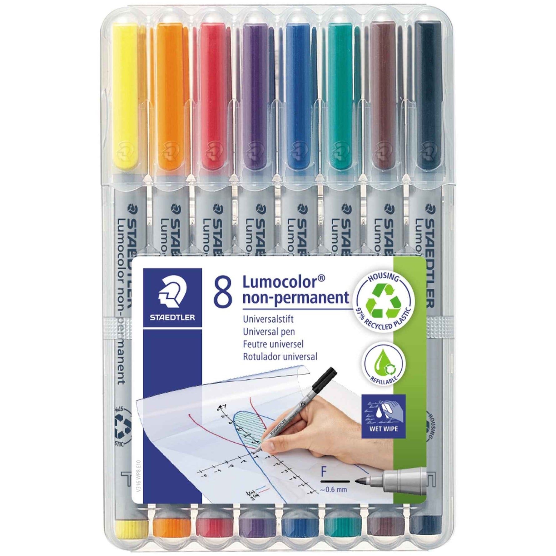 STAEDTLER® Folienstift Lumocolor® non-permanent 316 8 St./Pack.