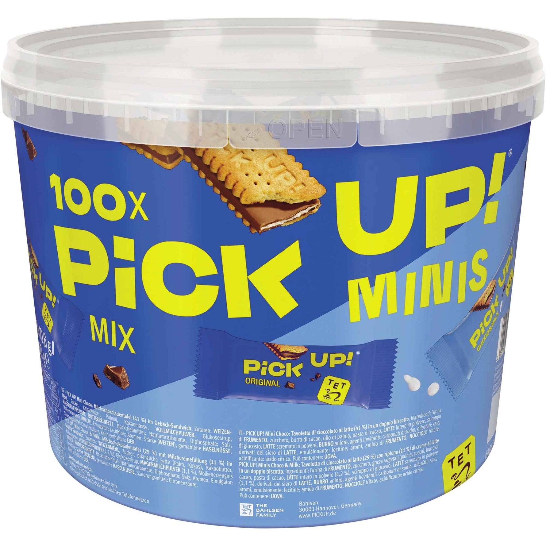 PiCK UP! Schokoriegel minis CHOCO & MILK