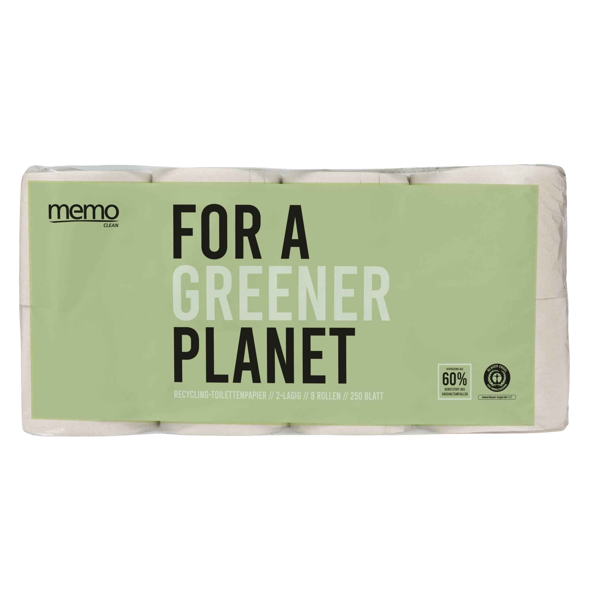 memo Toilettenpapier Recycling Tissue 2-lagig