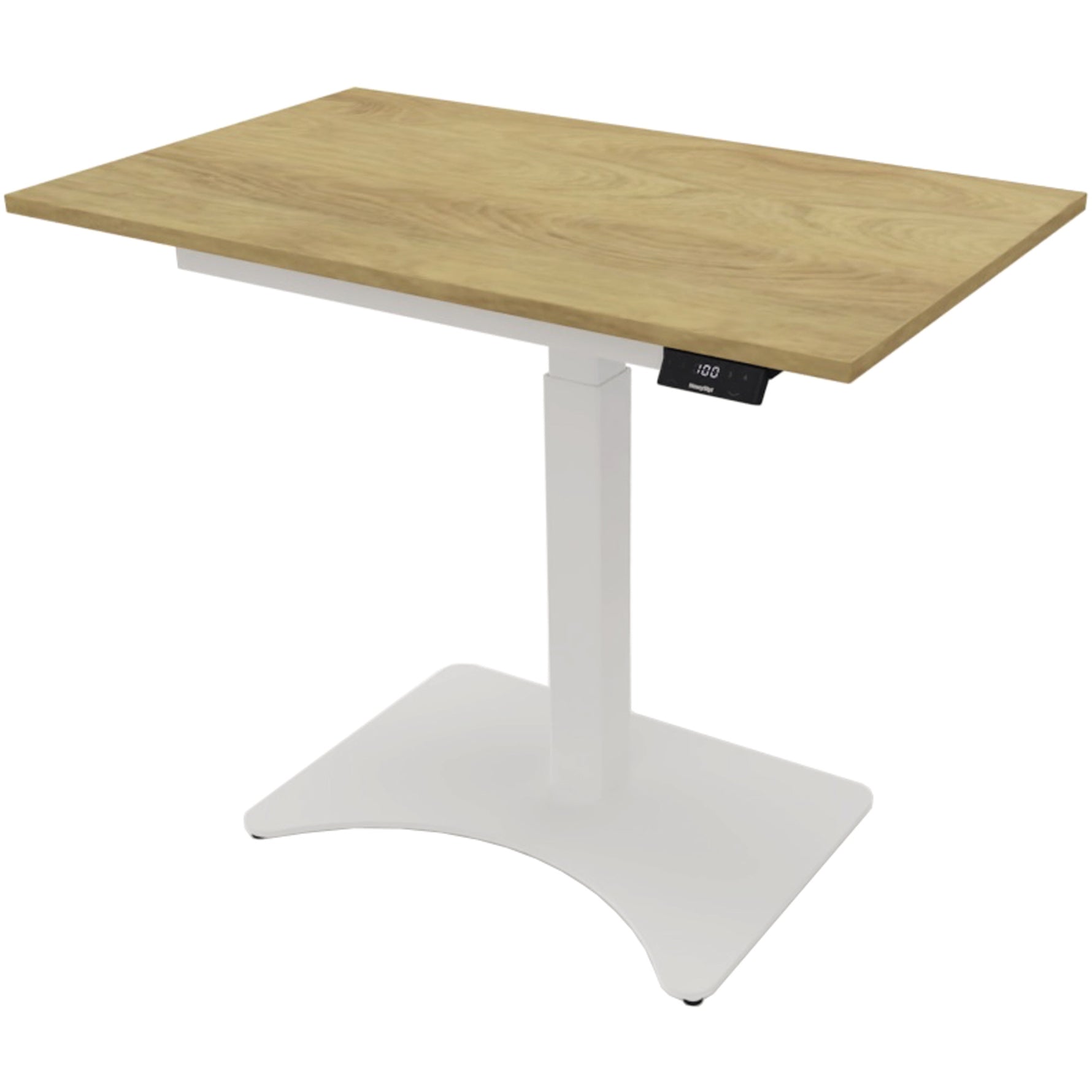 NowyStyl Schreibtisch eModel 2.0 MINI 900 x 620-1.080 x 550 mm (B x H x T) natural hickory