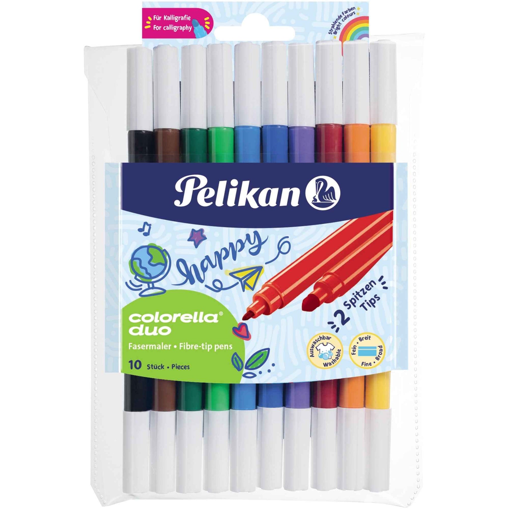 Pelikan Fasermaler Colorella® duo C 407 10 St./Pack.