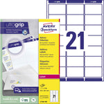 Avery Zweckform Adressetikett ultragrip 63,5 x 38,1 mm (B x H)