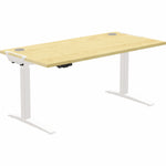 Fellowes® Schreibtisch Levado™ 1.600 x 640-1.260 x 800 mm (B x H x T) – Produktbild 8