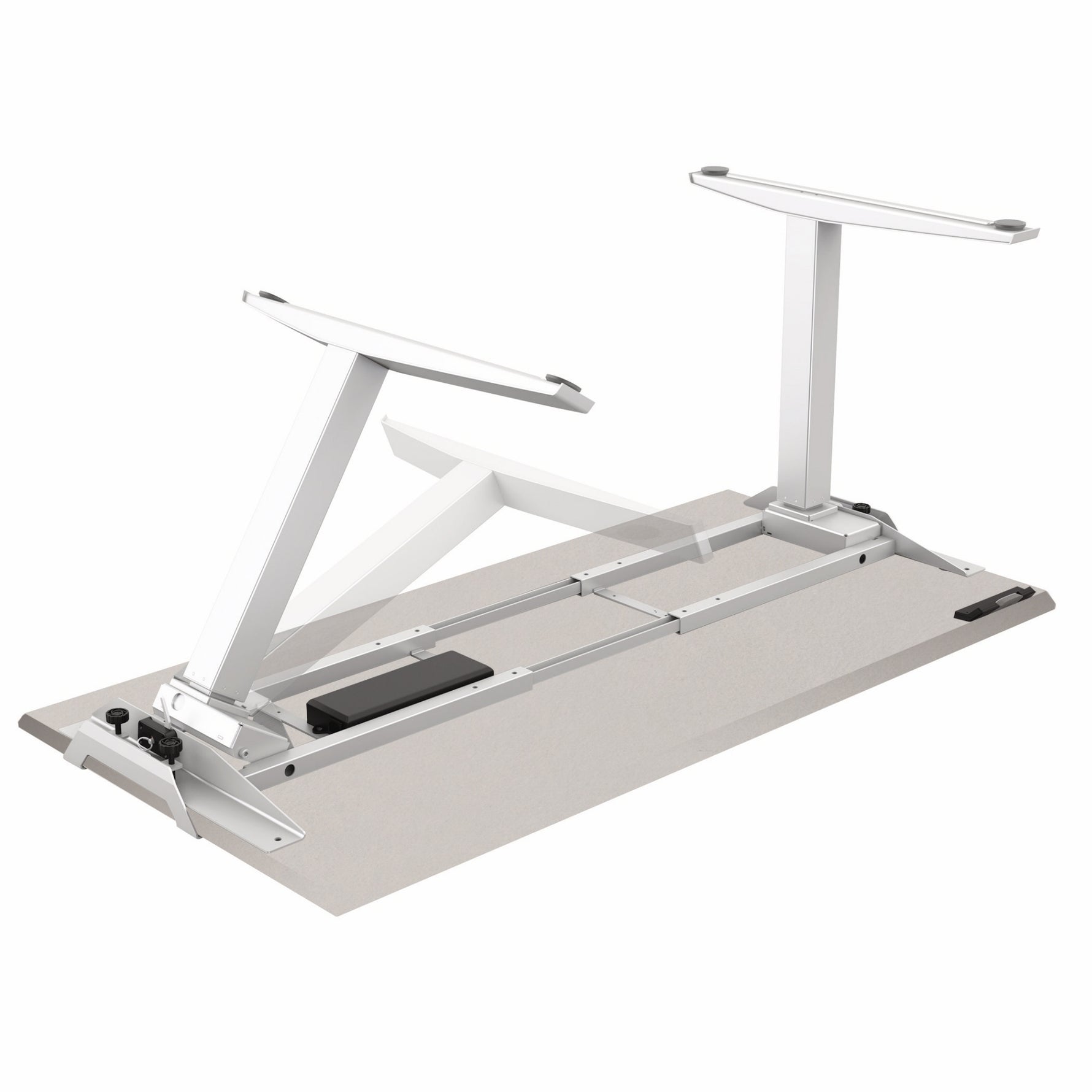 Fellowes® Schreibtisch Levado™ 1.800 x 640-1.260 x 800 mm (B x H x T) – Produktbild 5