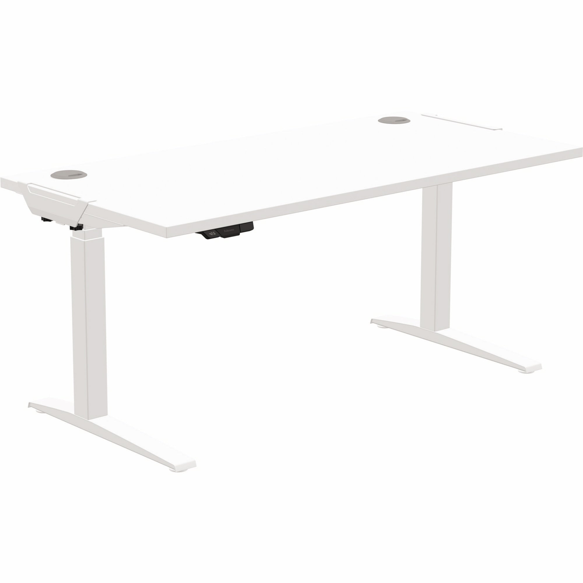 Fellowes® Schreibtisch Levado™ 1.600 x 640-1.260 x 800 mm (B x H x T)