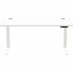 Fellowes® Schreibtisch Levado™ 1.600 x 640-1.260 x 800 mm (B x H x T) – Produktbild 2