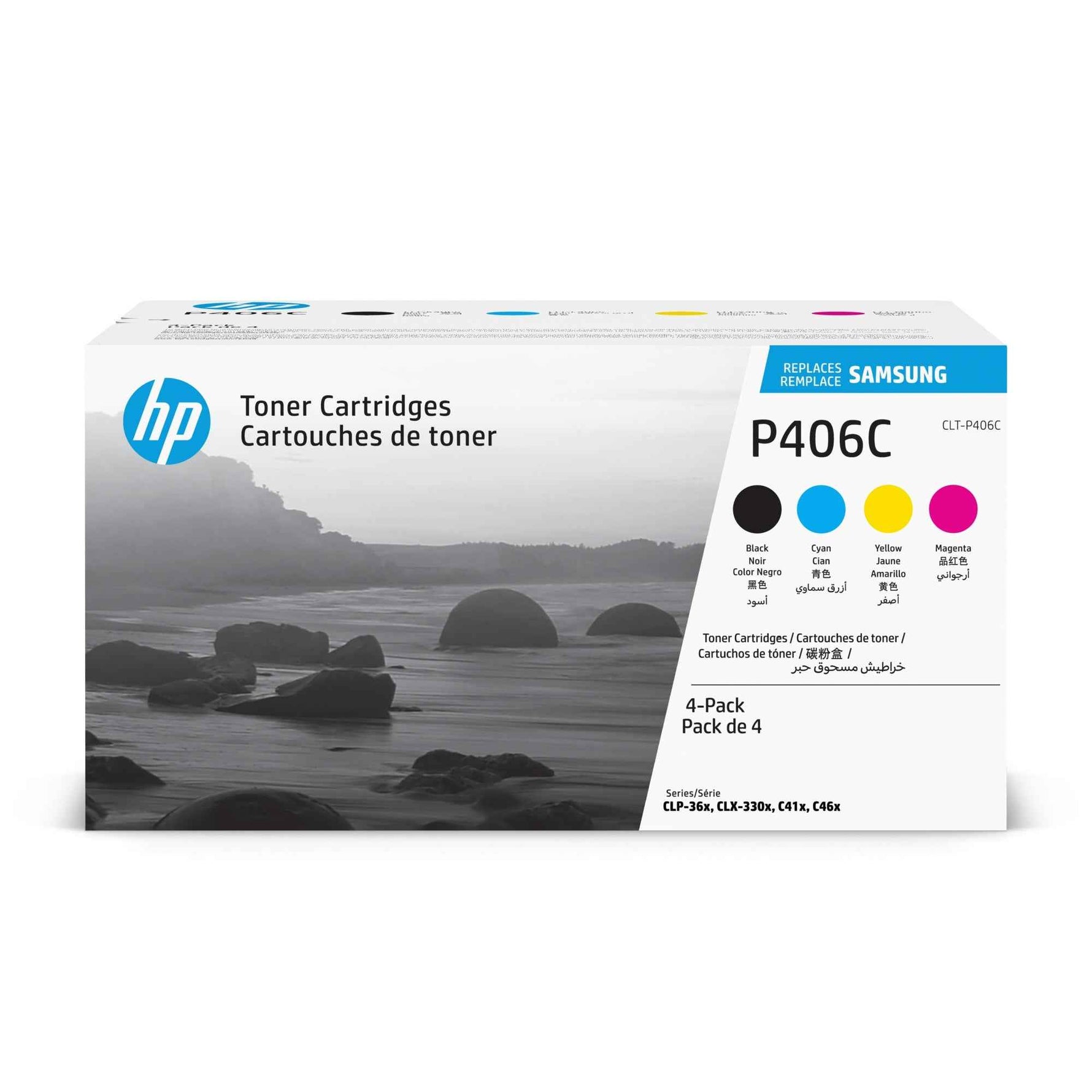 HP Toner CLT-P406C schwarz, cyan, magenta, gelb