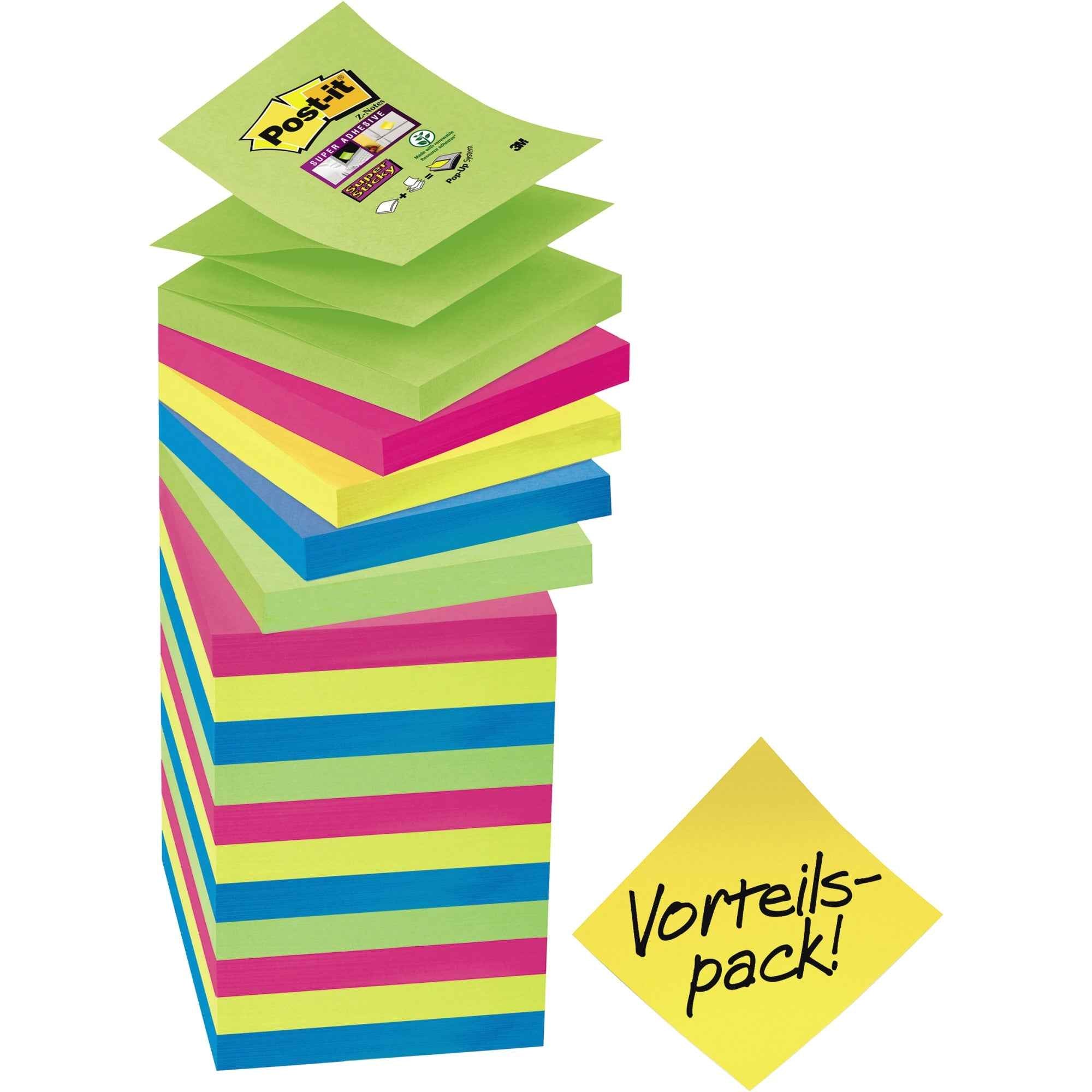 Post-it® Haftnotiz Super Sticky Z-Notes Promotion