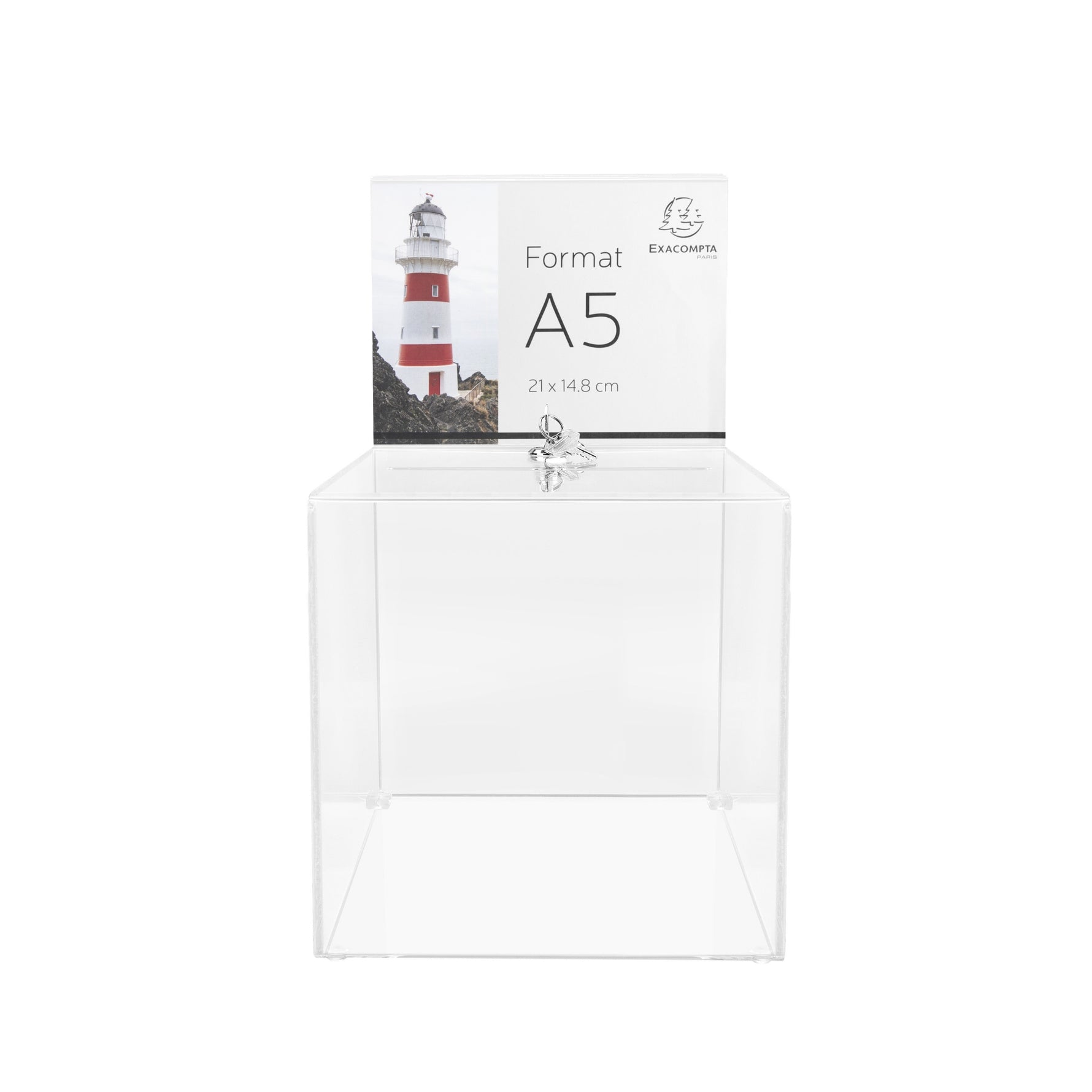 Exacompta Einwurfbox 21 x 36,5 x 21 cm (B x H x T) - Wiepa Bürofachpartner