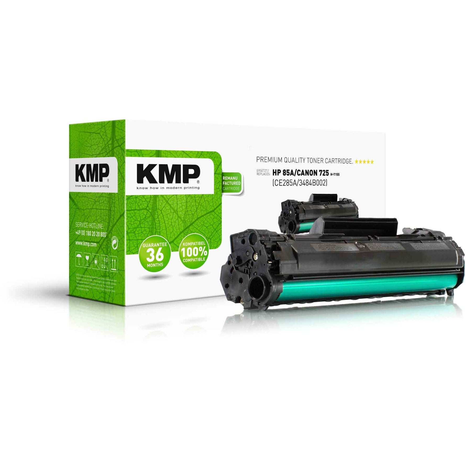 KMP Toner Kompatibel mit HP 85A schwarz ca. 2.400 Seiten
