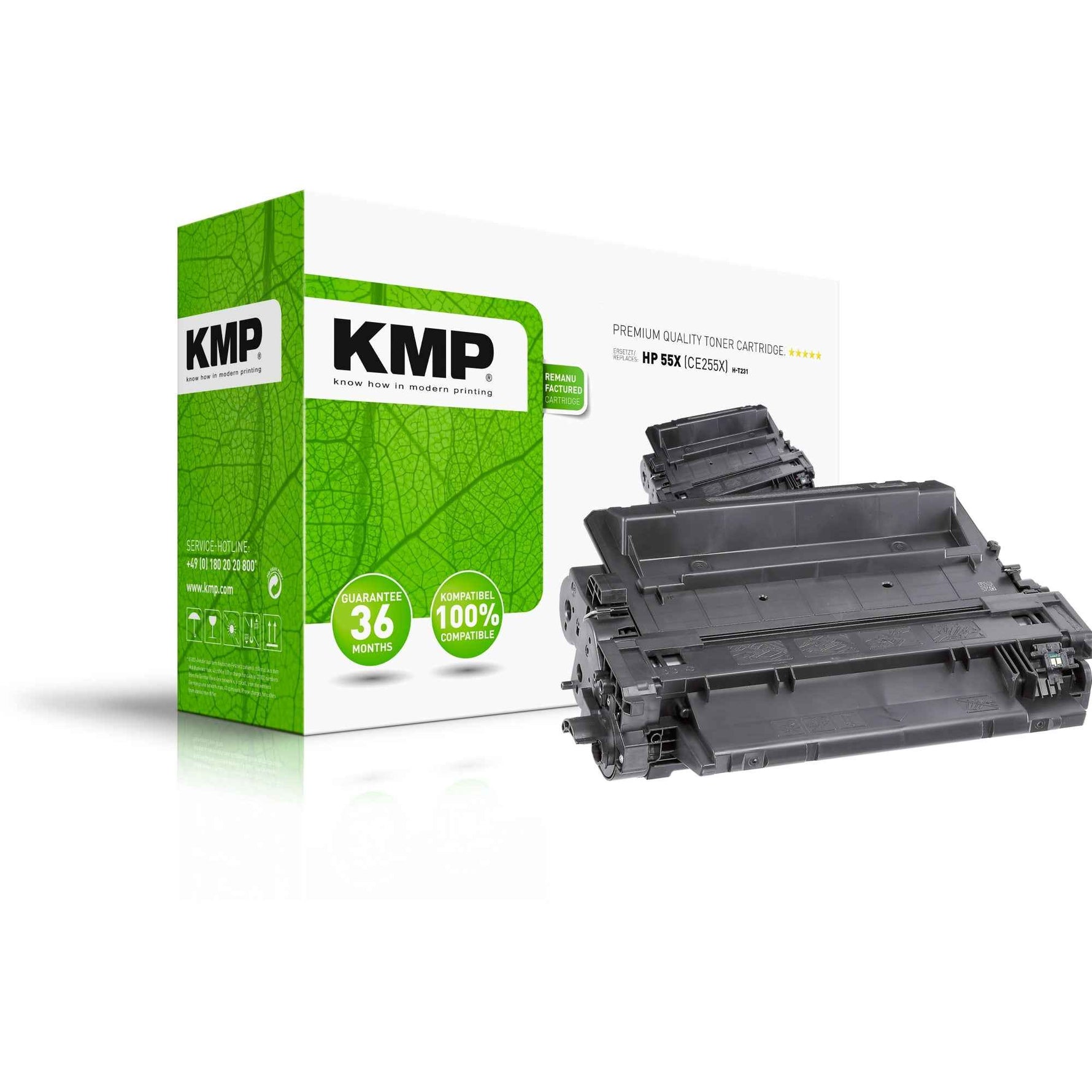 KMP Toner schwarz Kompatibel mit HP 55X
