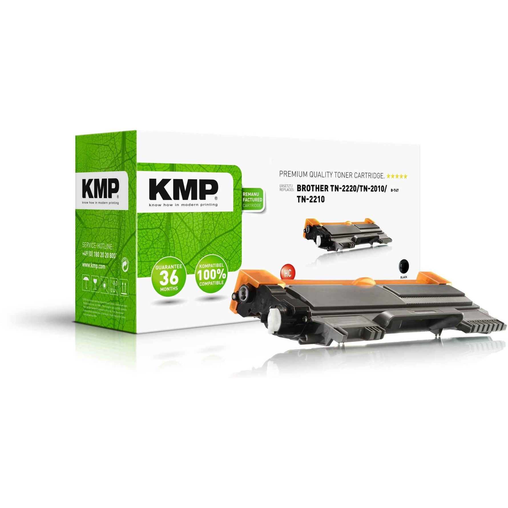 KMP Toner Kompatibel mit Brother TN-2220 schwarz