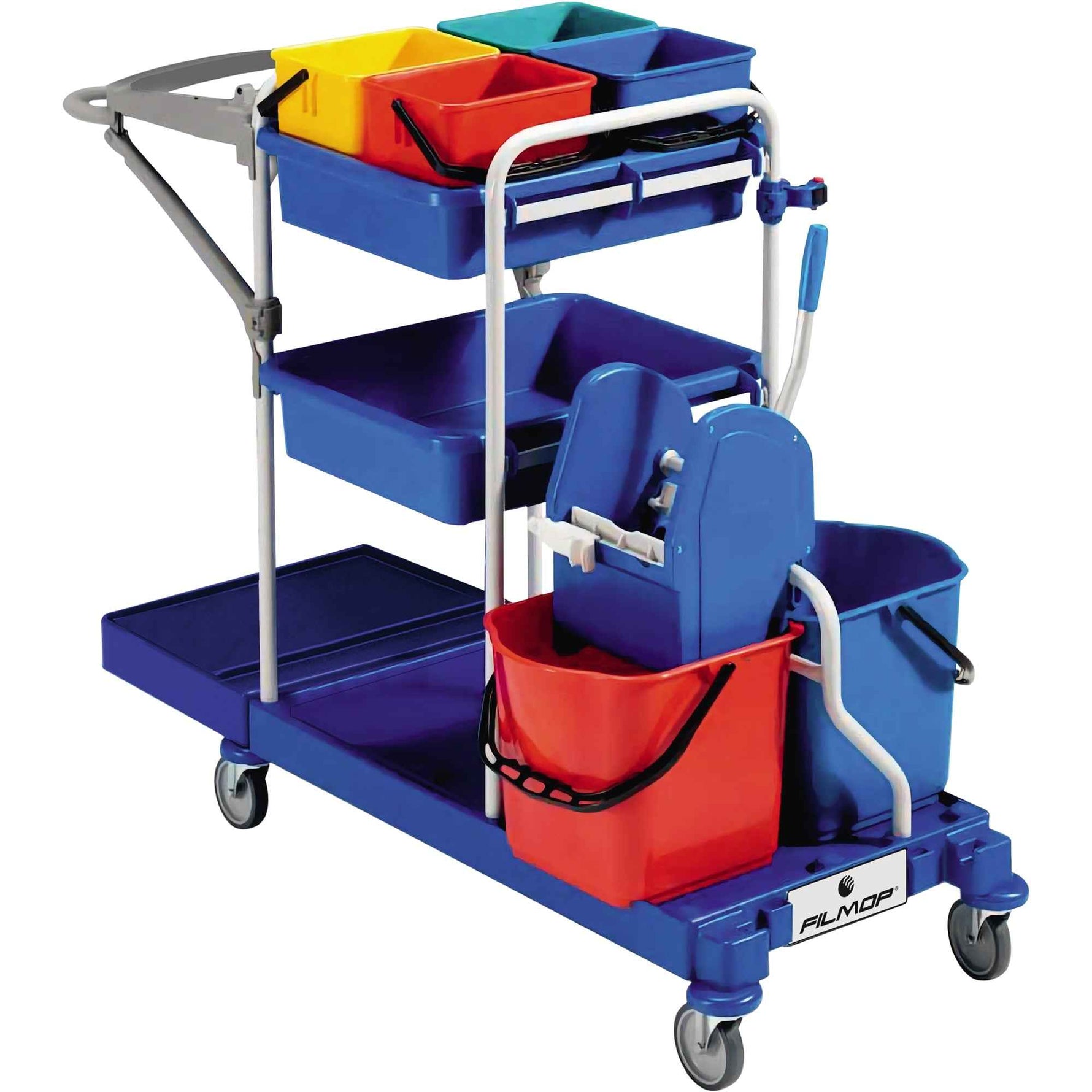 FILMOP Reinigungswagen Morgan 67 x 107 x 143 cm (B x H x L)