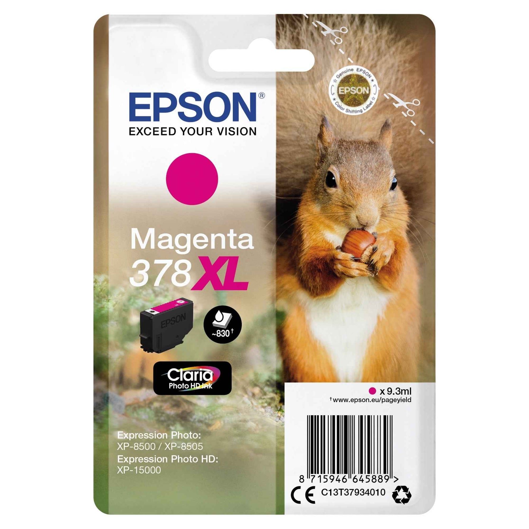 Epson Tintenpatrone 378XL magenta