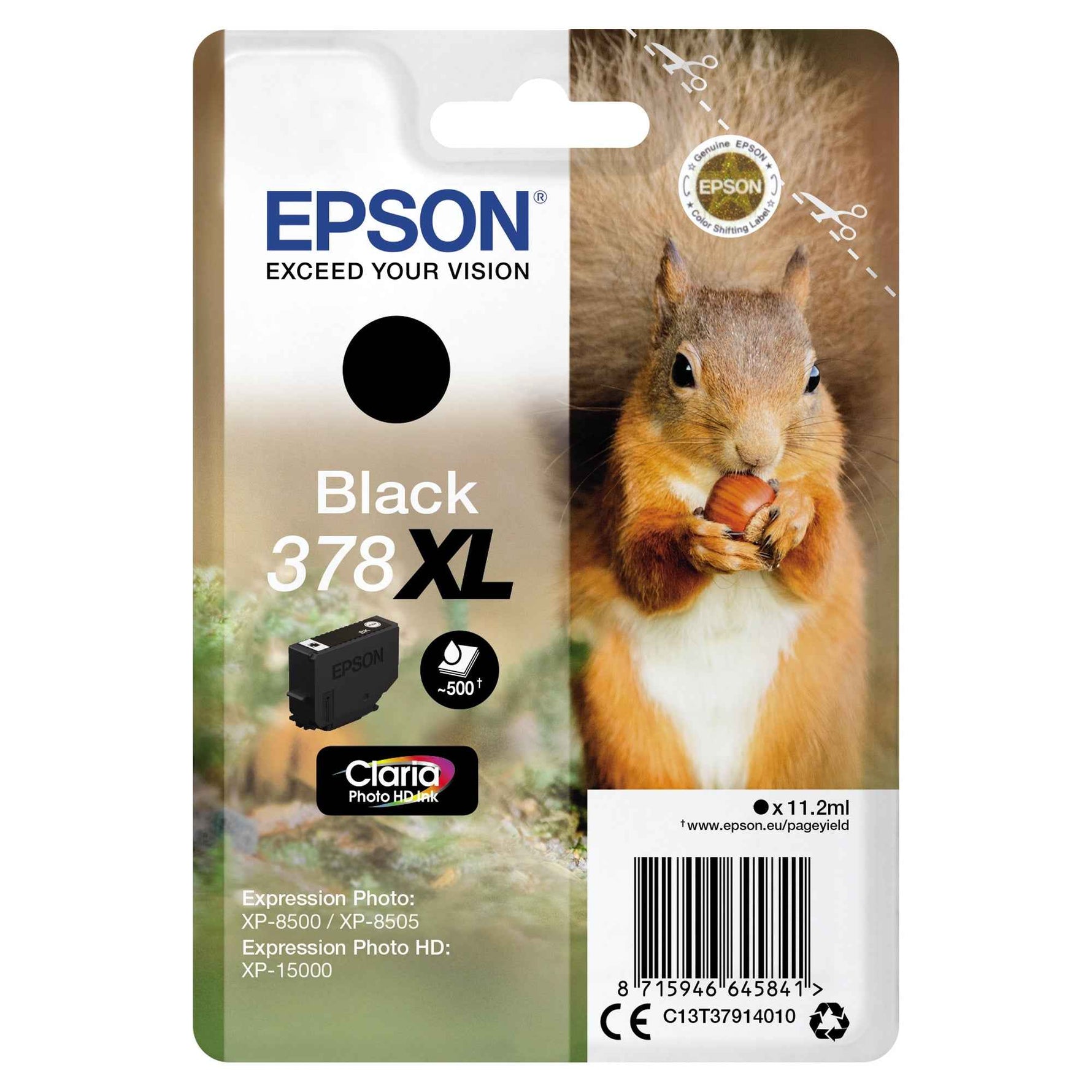 Epson Tintenpatrone 378XL schwarz