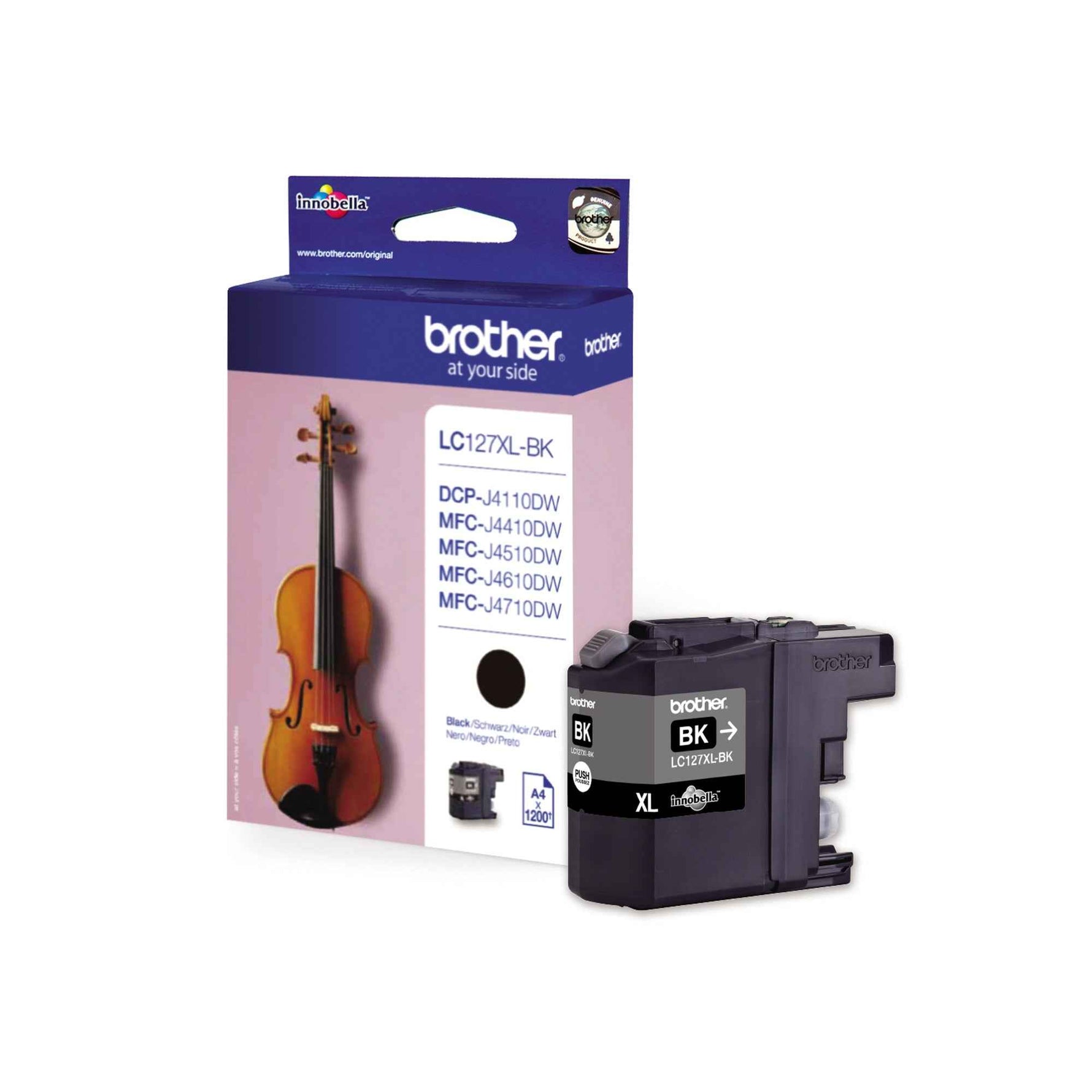 Brother Tintenpatrone LC-127XL-BK schwarz
