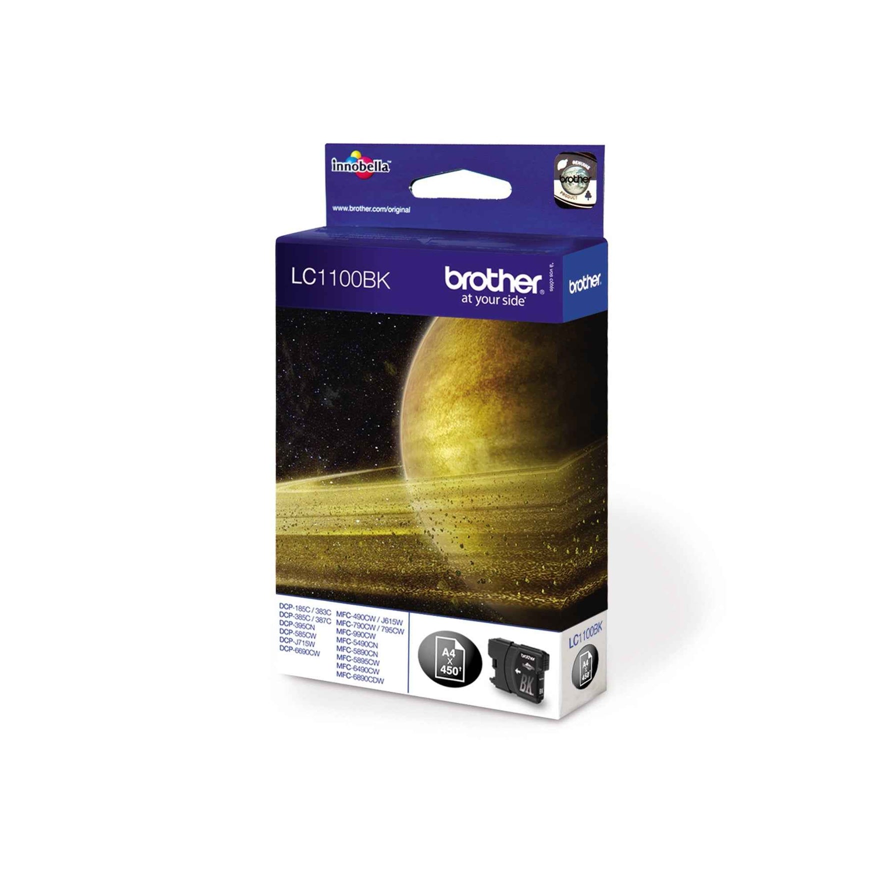 Brother Tintenpatrone LC-1100BK schwarz