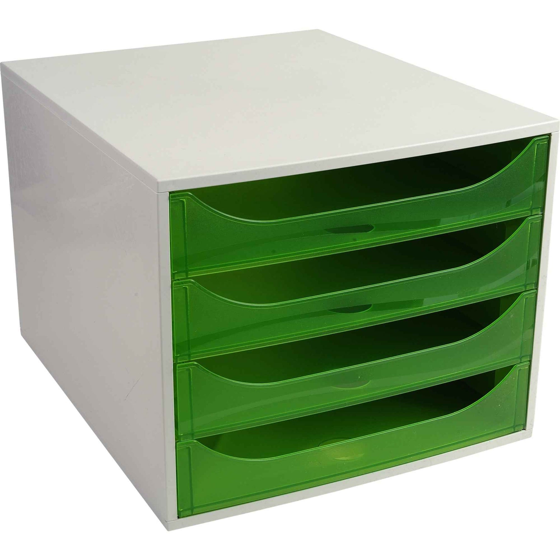 Exacompta Schubladenbox ECOBOX Linicolor® 4 Schubladen