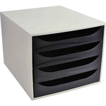 Exacompta Schubladenbox ECOBOX Office 4 Schubladen