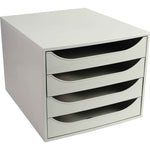 Exacompta Schubladenbox ECOBOX Office 4 Schubladen