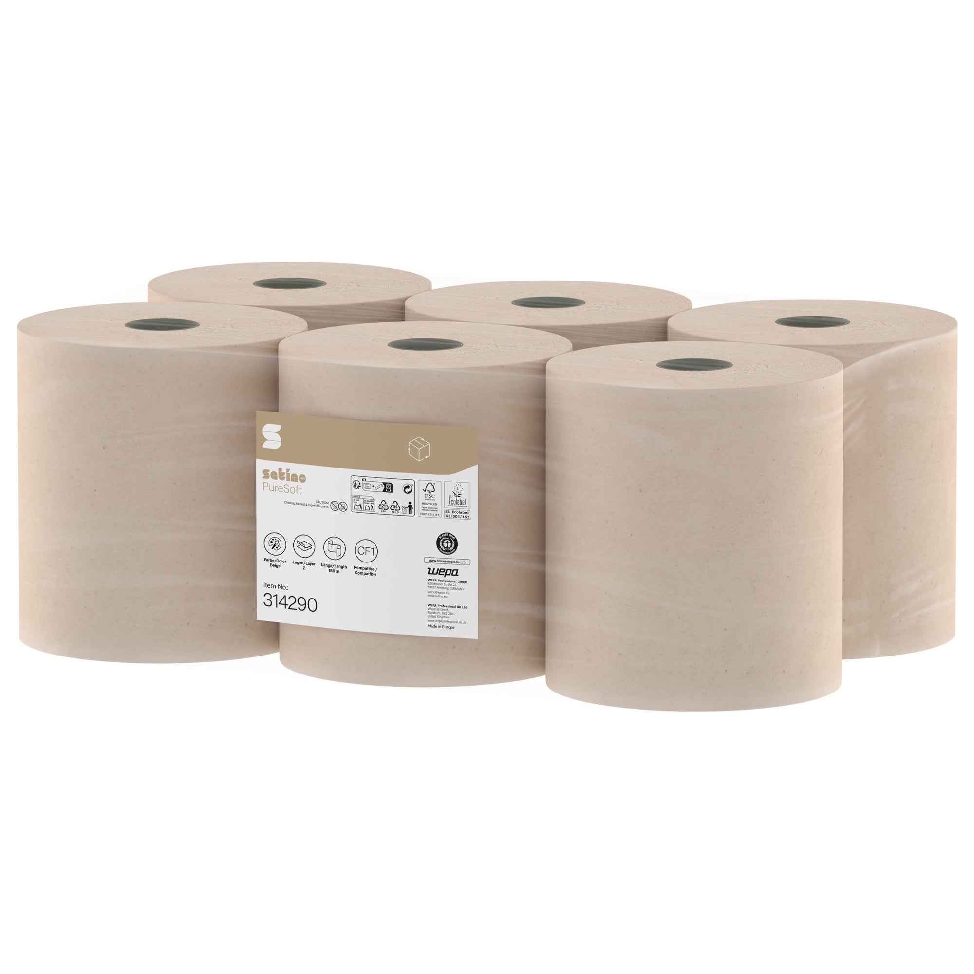 Satino by WEPA Handtuchrolle PureSoft Centerfeed
