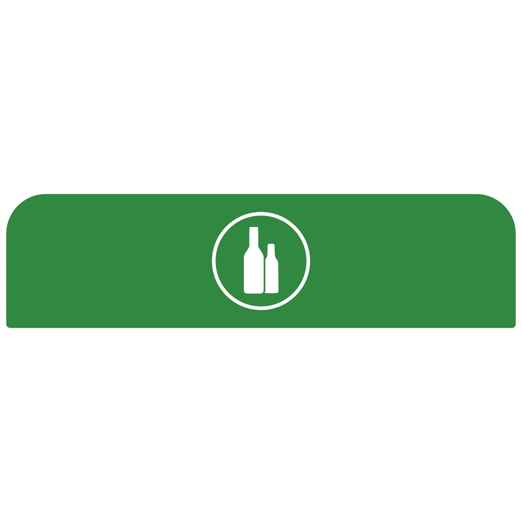 Rubbermaid Hinweisschild 61 x 20,36 cm (B x H) Glas - Wiepa Bürofachpartner