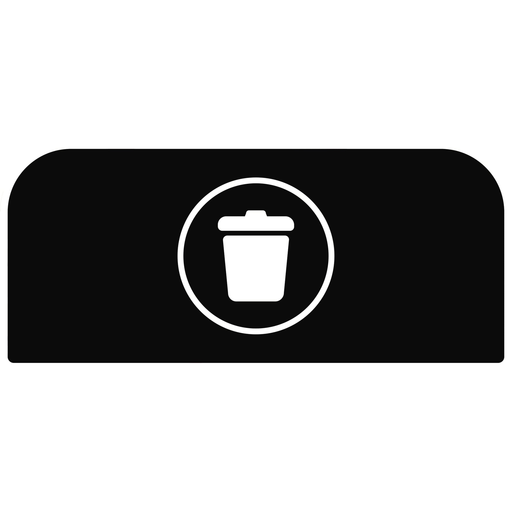 Rubbermaid Hinweisschild 36,7 x 20,36 cm (B x H) Restmüll - Wiepa Bürofachpartner