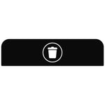 Rubbermaid Hinweisschild 61 x 20,36 cm (B x H) Restmüll - Wiepa Bürofachpartner