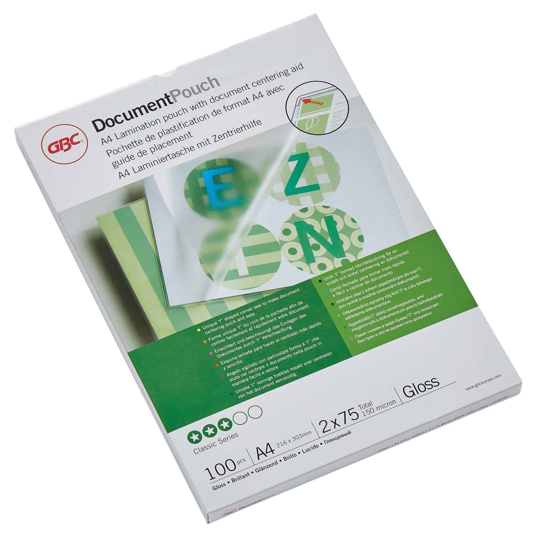 GBC® Laminierfolie Document™Pouch DIN A4