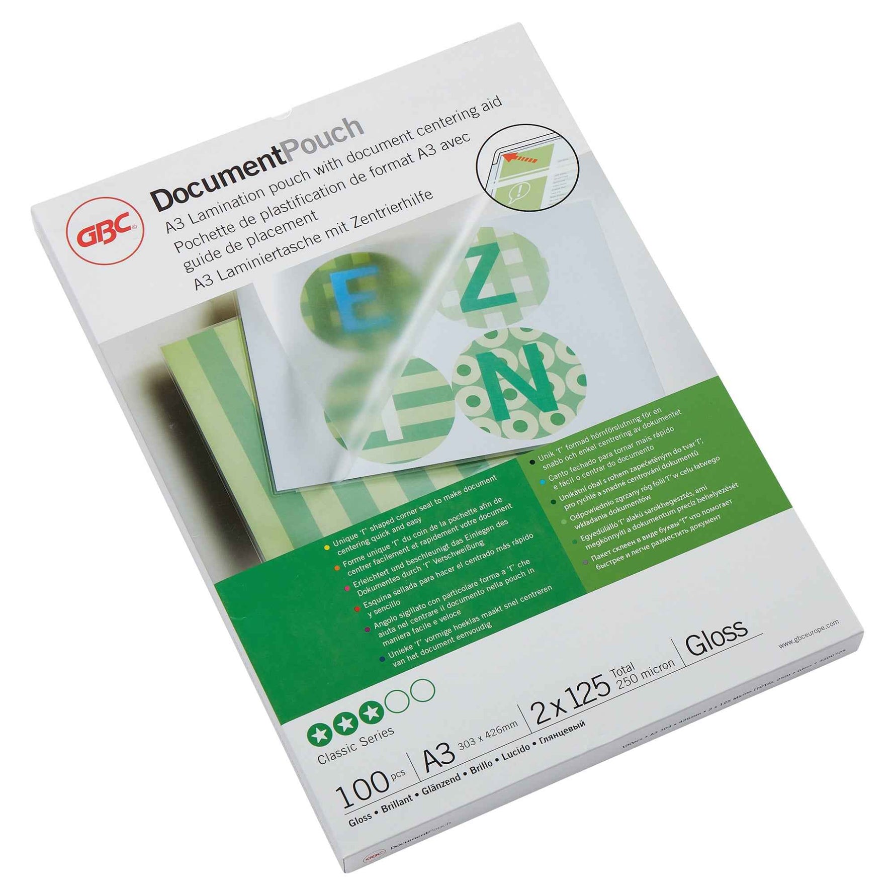 GBC® Laminierfolie Document™ Pouch DIN A3