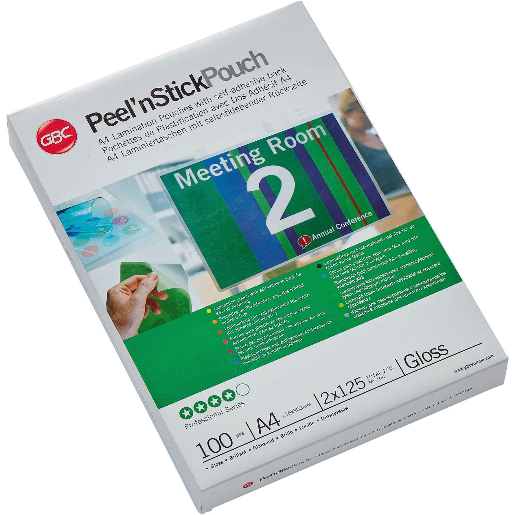 GBC® Laminierfolie Peel'nStick™Pouch DIN A4