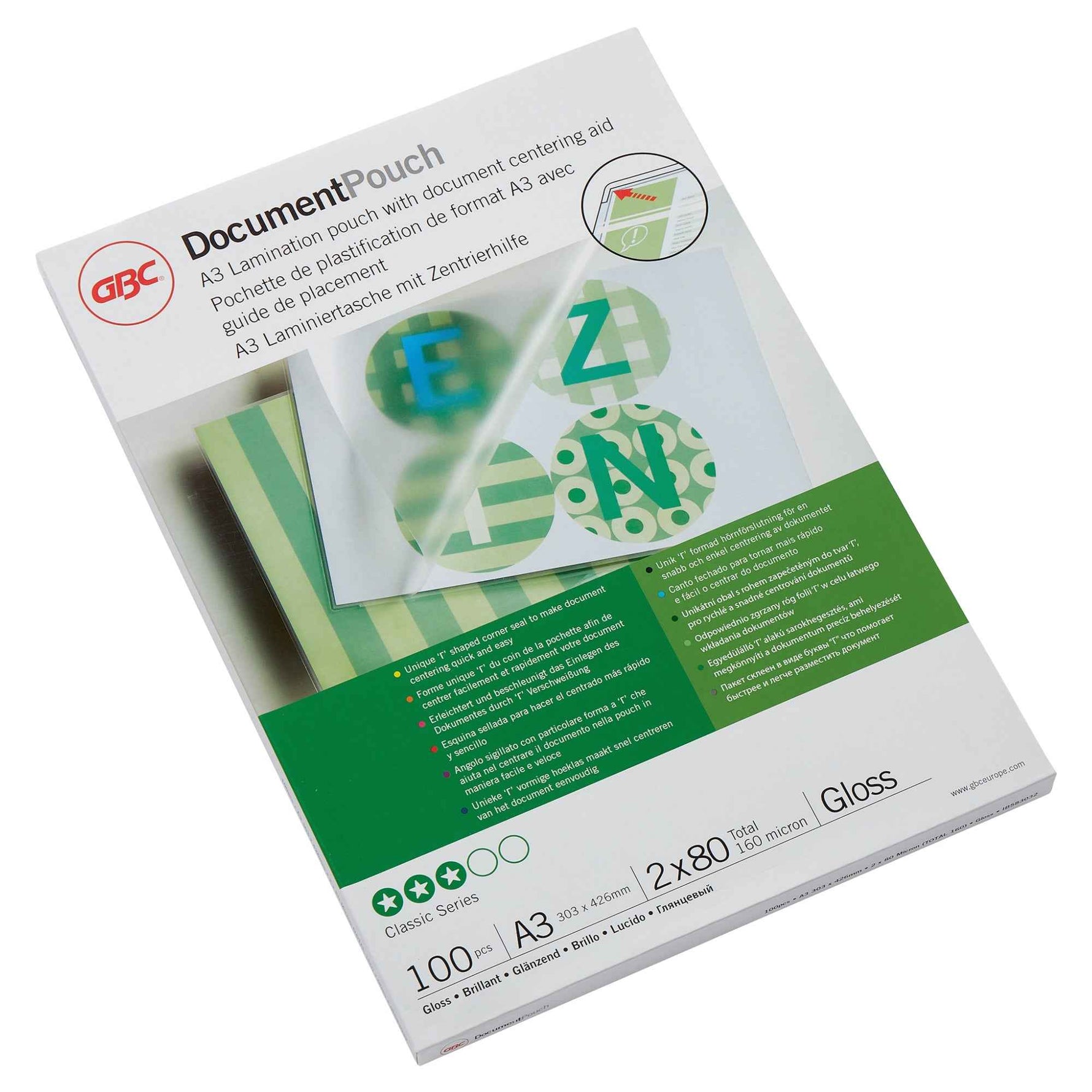 GBC® Laminierfolie Document™ Pouch DIN A3