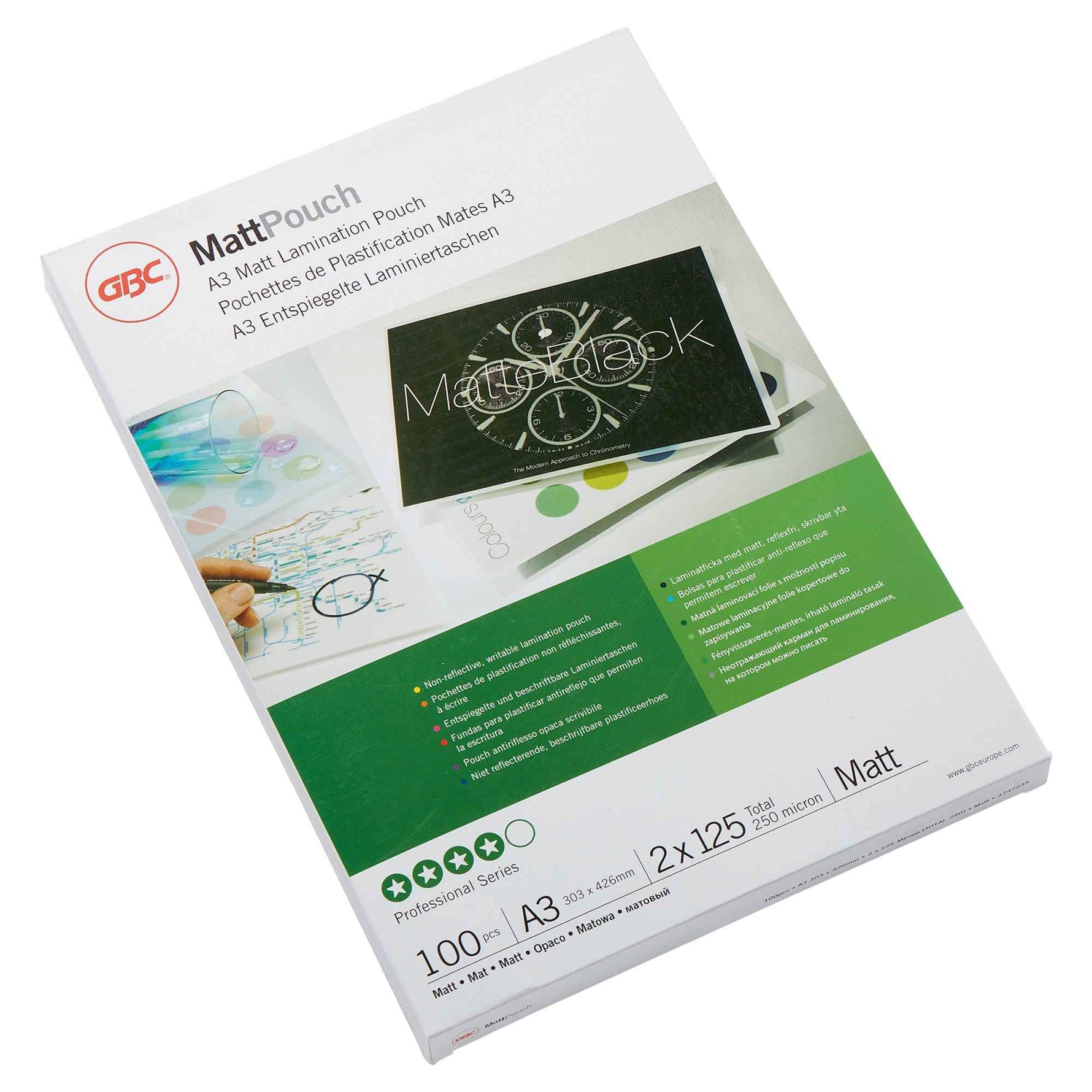 GBC® Laminierfolie Matt™Pouch DIN A3