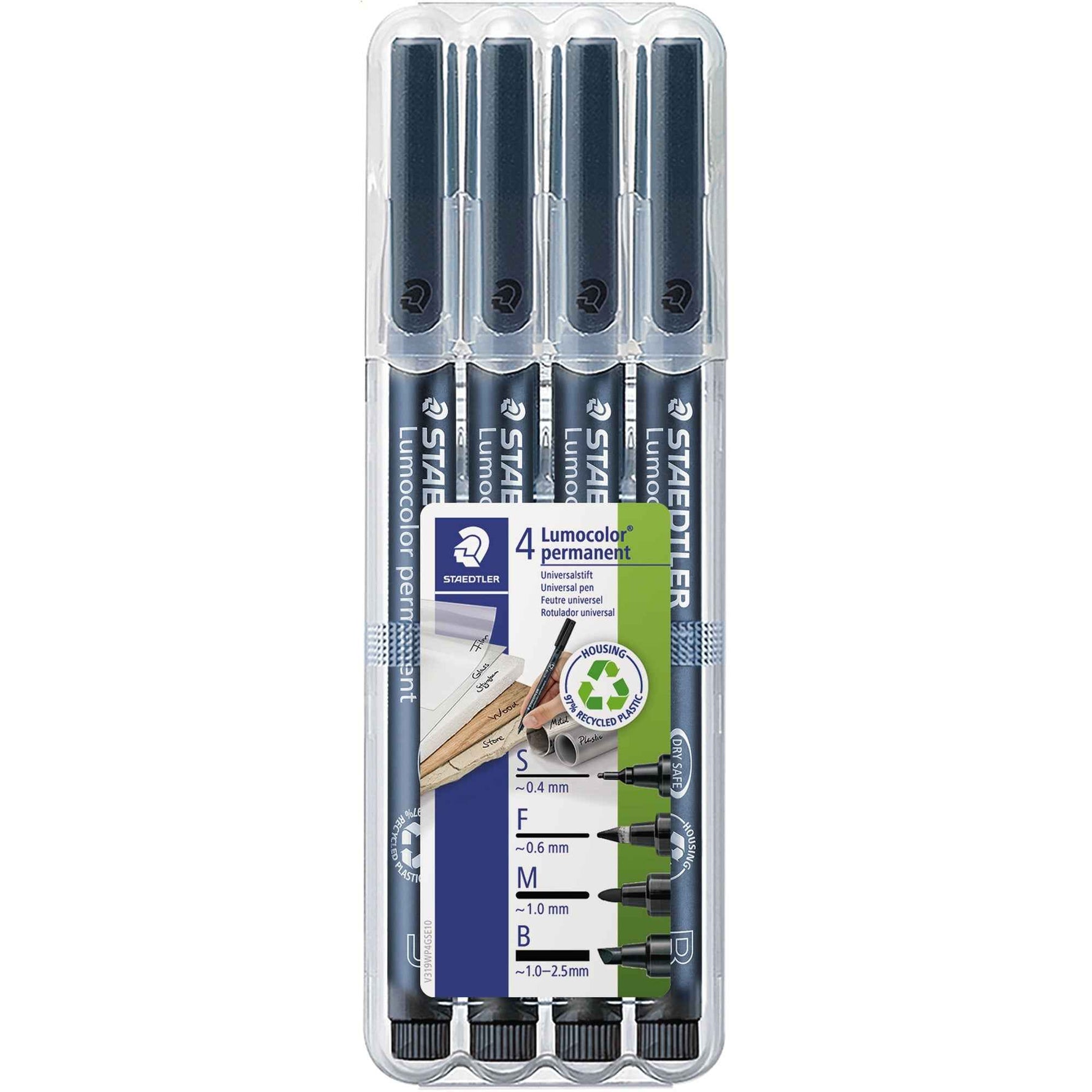 STAEDTLER® Folienstift Lumocolor® permanent special 319 4 St./Pack.