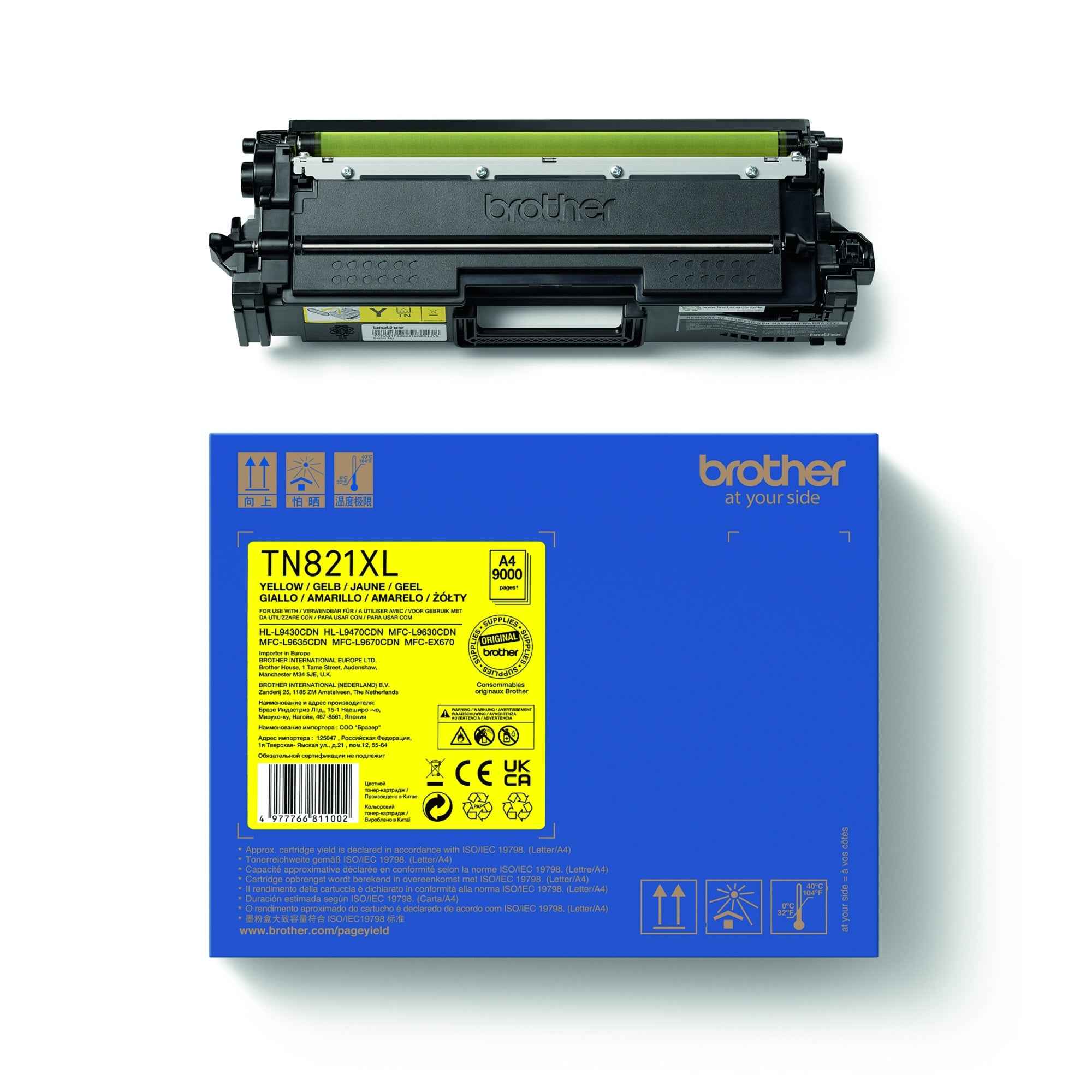 Brother Toner TN-821XLY gelb