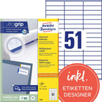 Avery Zweckform Universaletikett ultragrip 70 x 16,9 mm (B x H)