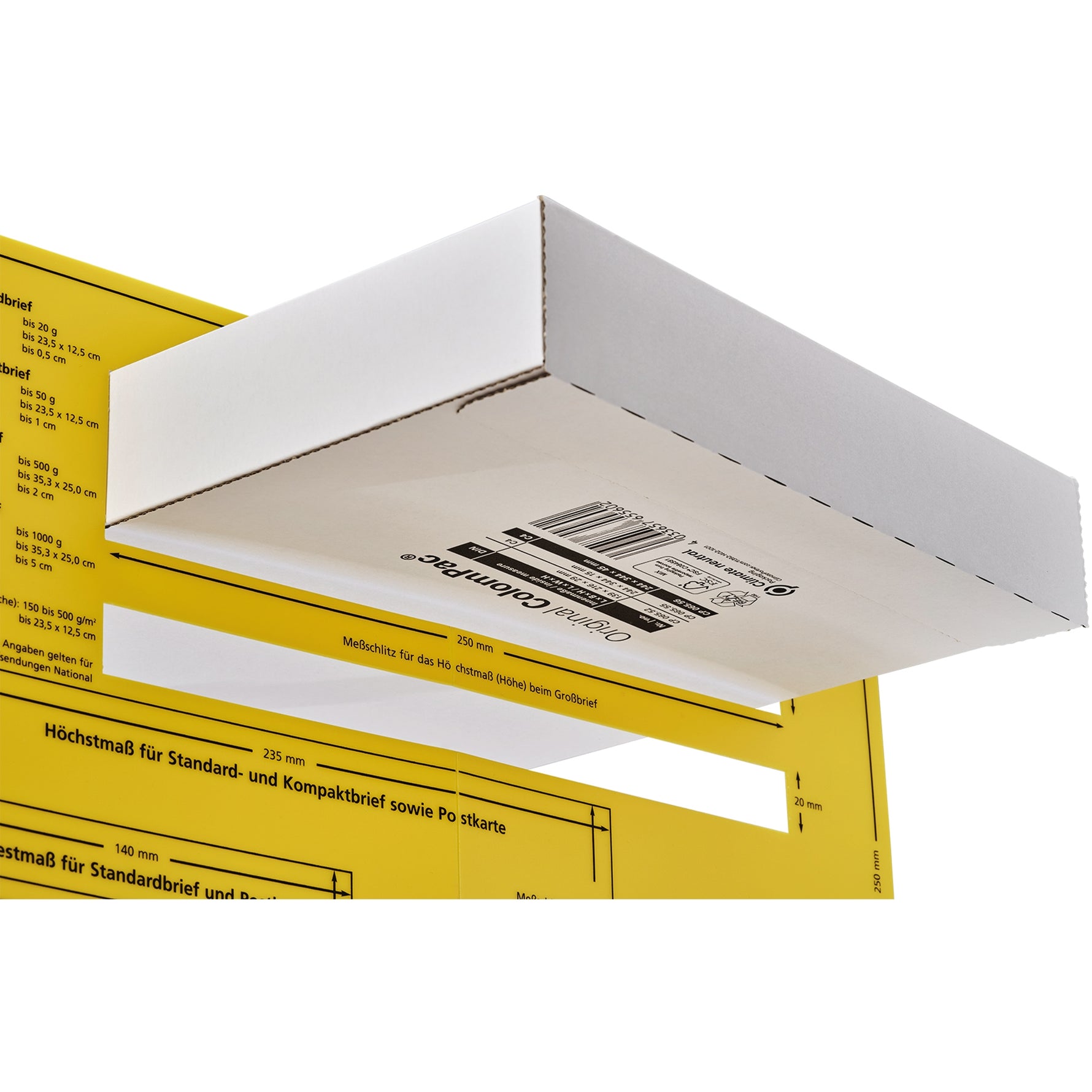 ColomPac® Versandkarton Kurierpaket 13,9 x 21,6 x 2,9 cm (B x H x T) - Wiepa Bürofachpartner
