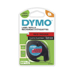 DYMO® Schriftbandkassette LT 12 mm x 4 m (B x L) Kunststoff, 100 % recycelt rot