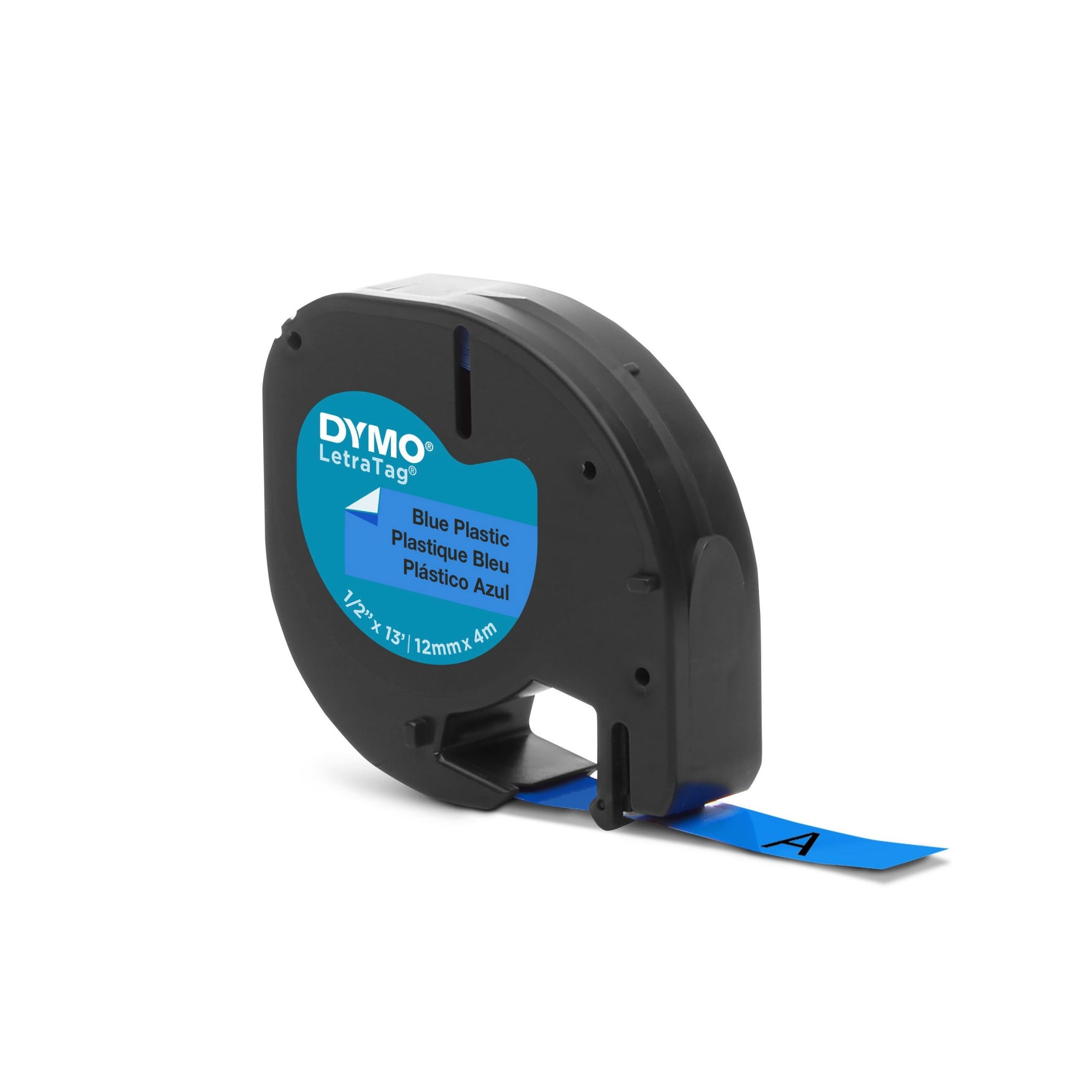 DYMO® Schriftbandkassette LT 12 mm x 4 m (B x L) Kunststoff, 100 % recycelt blau - Wiepa Bürofachpartner