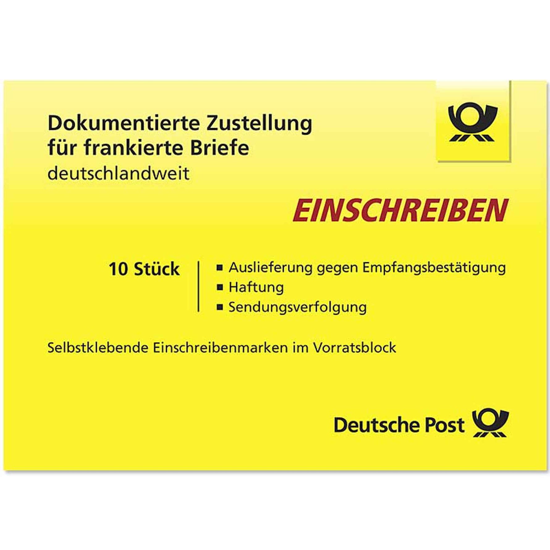 Briefmarke Einschreiben national