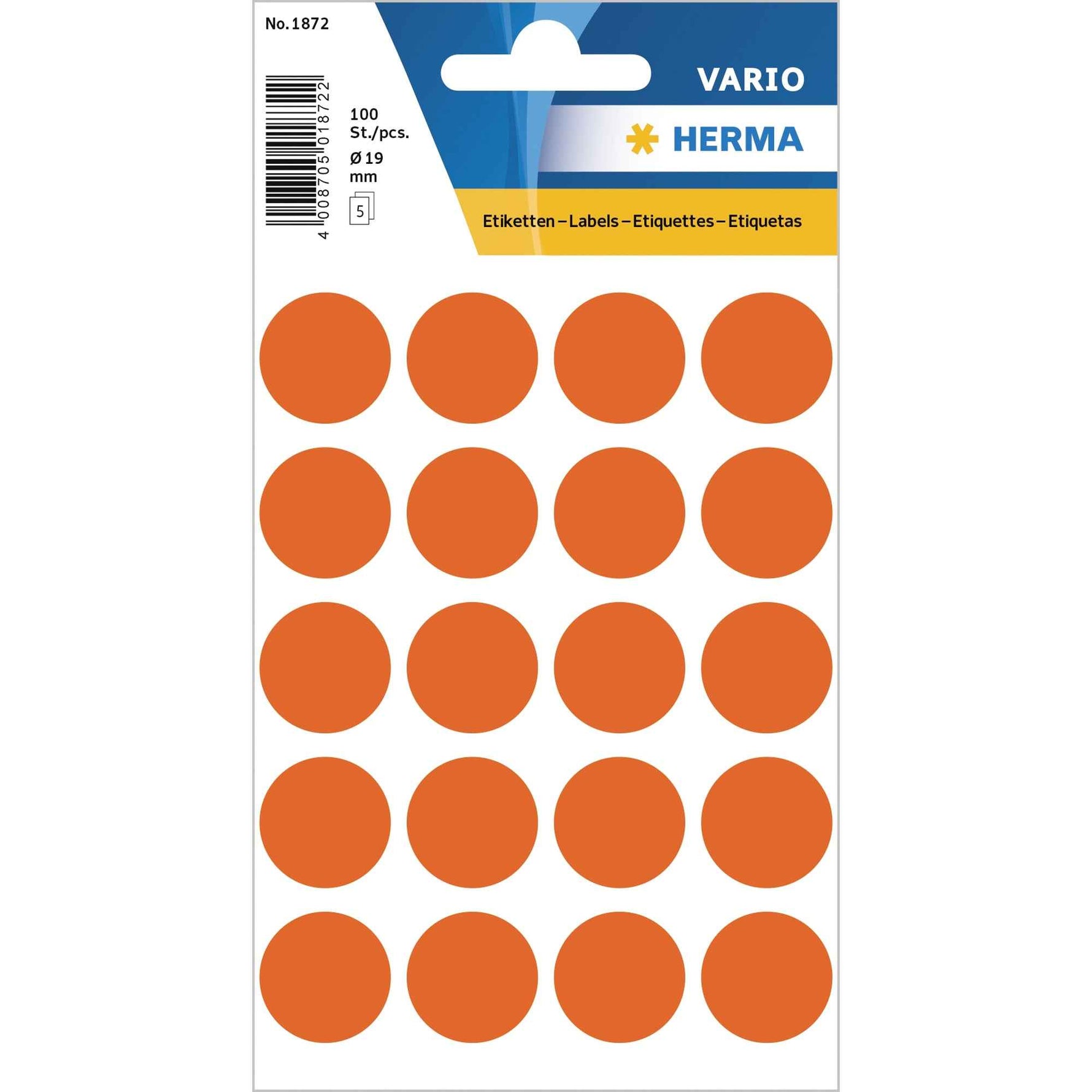HERMA Markierungspunkt VARIO 19 mm
